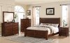 Rustic Brown 4 Piece Queen Bedroom Set - Dawson