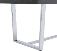 Black and Chrome Dining Room Table - Nadia-4