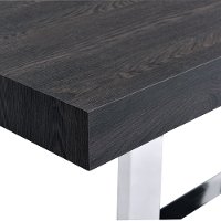 Black and Chrome Dining Room Table - Nadia-6