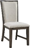 Contemporary Dark Brown Upholstered Dining Room Chair - Grady