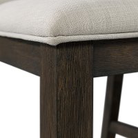 Contemporary Dark Brown Upholstered Dining Room Chair - Grady-4