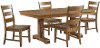 Farmhouse Light Brown Dining Room Set - Silas