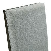 Modern Gray and Black Upholstered Dining Room Chair - Donavan-7