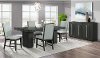 Modern Black 5 Piece Dining Room Set - Donavan