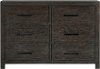 Contemporary Charcoal Gray Dresser - Shelby
