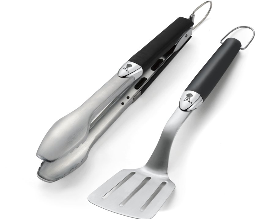 6645 Weber Compact Premium Grilling Tool Set - 2 Pack-1