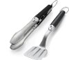 6645 Weber Compact Premium Grilling Tool Set - 2 Pack