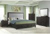 Clearance Contemporary Gray 4 Piece Queen Bedroom Set - Shelby