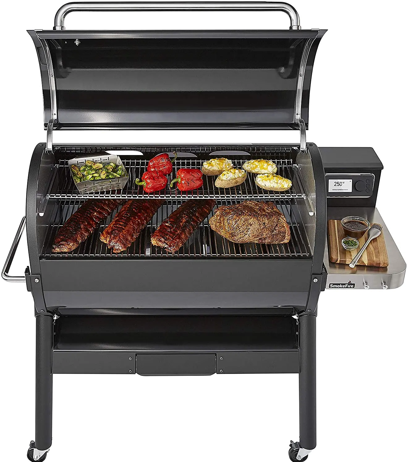 23510201 Weber SmokeFire EX6 Wood Fired Pellet Grill-3