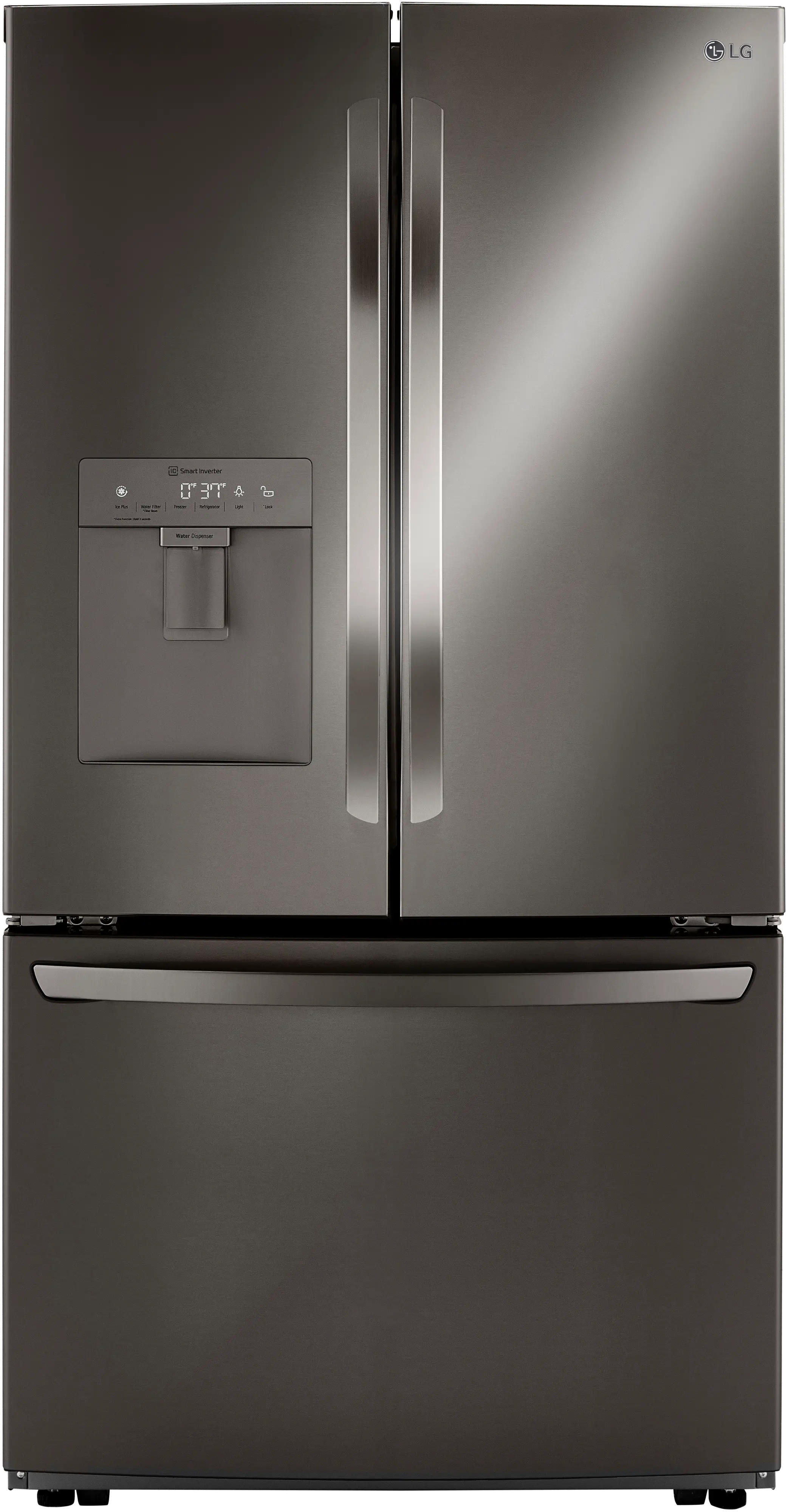 LRFWS2906D LG 29 cu ft French Door Refrigerator - Black Stainless Steel-1