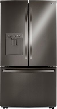 LRFWS2906D LG 29 cu ft Large Capacity French Door Refrigerator - 36 W Black Stainless Steel