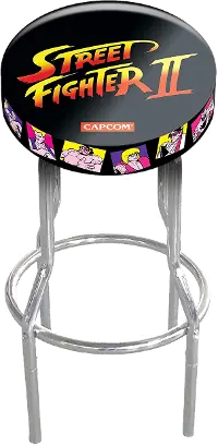 ARCADE1UP/STREETFIGHTERII Arcade 1Up Street Fighter II Stool