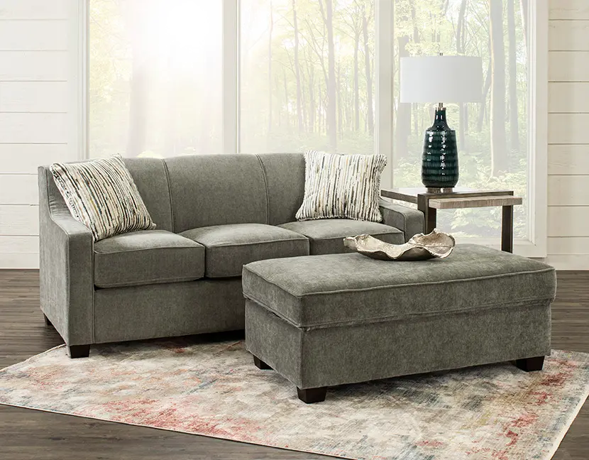 Marinette Gray Convertible Full Sleeper Sofa-5
