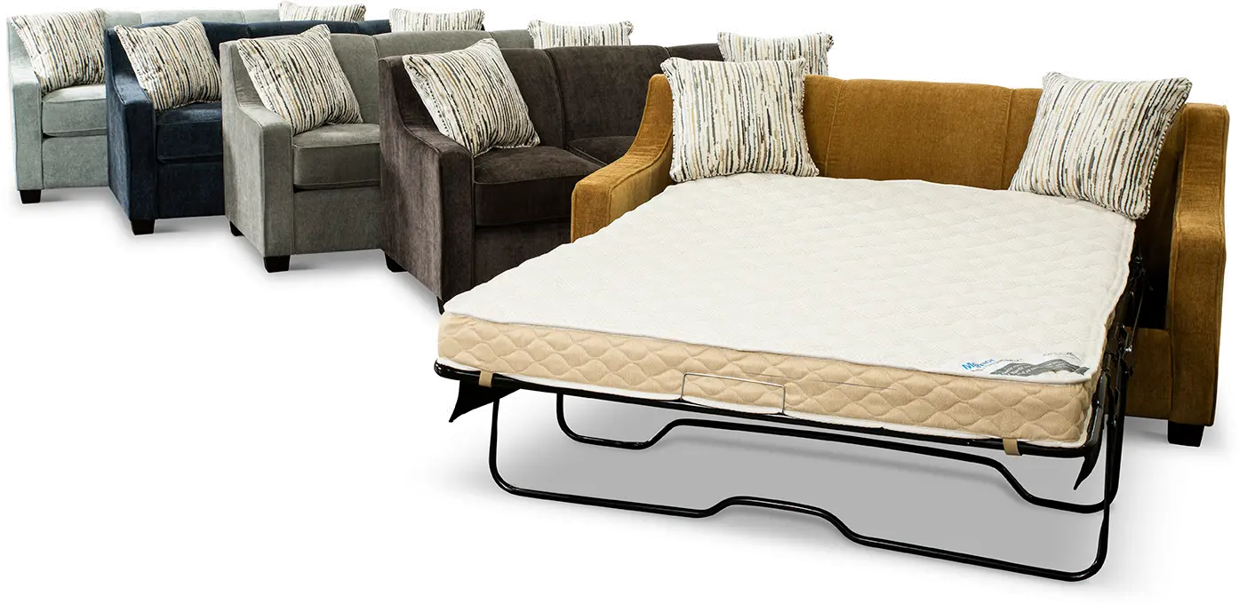 Marinette Gray Convertible Full Sleeper Sofa-7