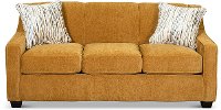 Butterscotch Yellow Convertible Full Sleeper Sofa - Marinette-1
