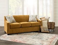 Butterscotch Yellow Convertible Full Sleeper Sofa - Marinette-3