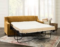 Butterscotch Yellow Convertible Full Sleeper Sofa - Marinette-4