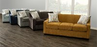 Butterscotch Yellow Convertible Full Sleeper Sofa - Marinette-8