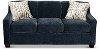 Indigo Blue Convertible Full Sleeper Sofa - Marinette