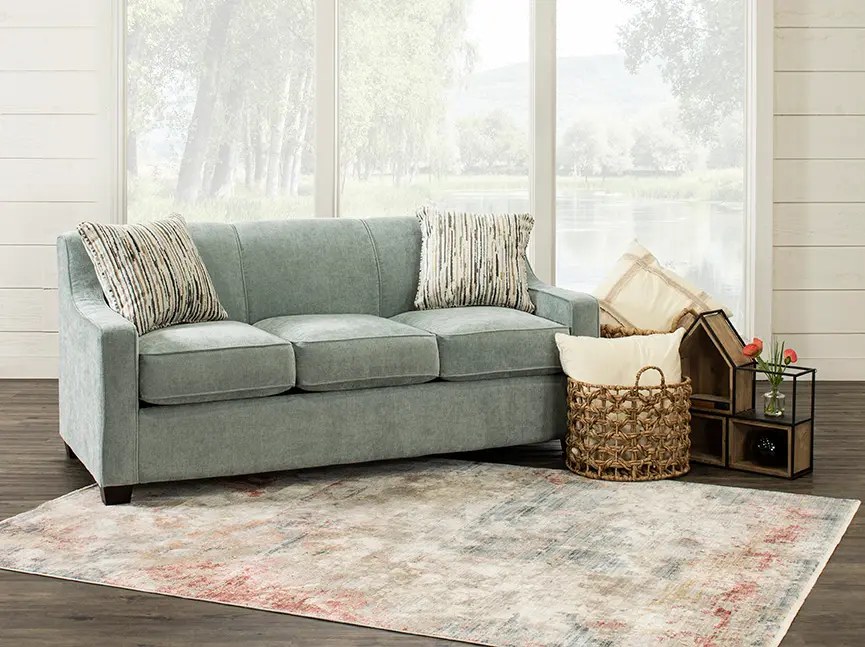 Marinette Haze Light Gray Convertible Full Sleeper Sofa-3