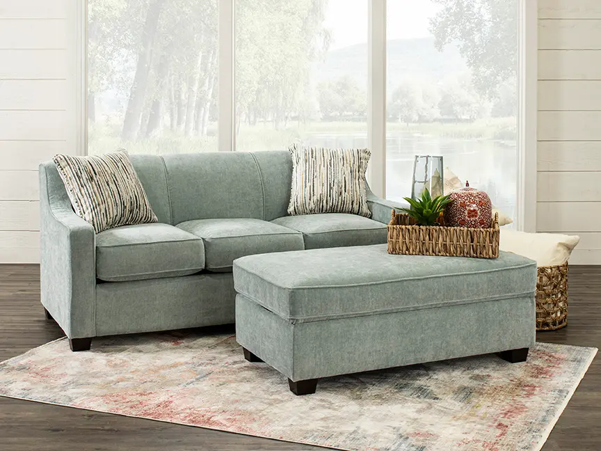 Marinette Haze Light Gray Convertible Full Sleeper Sofa-4