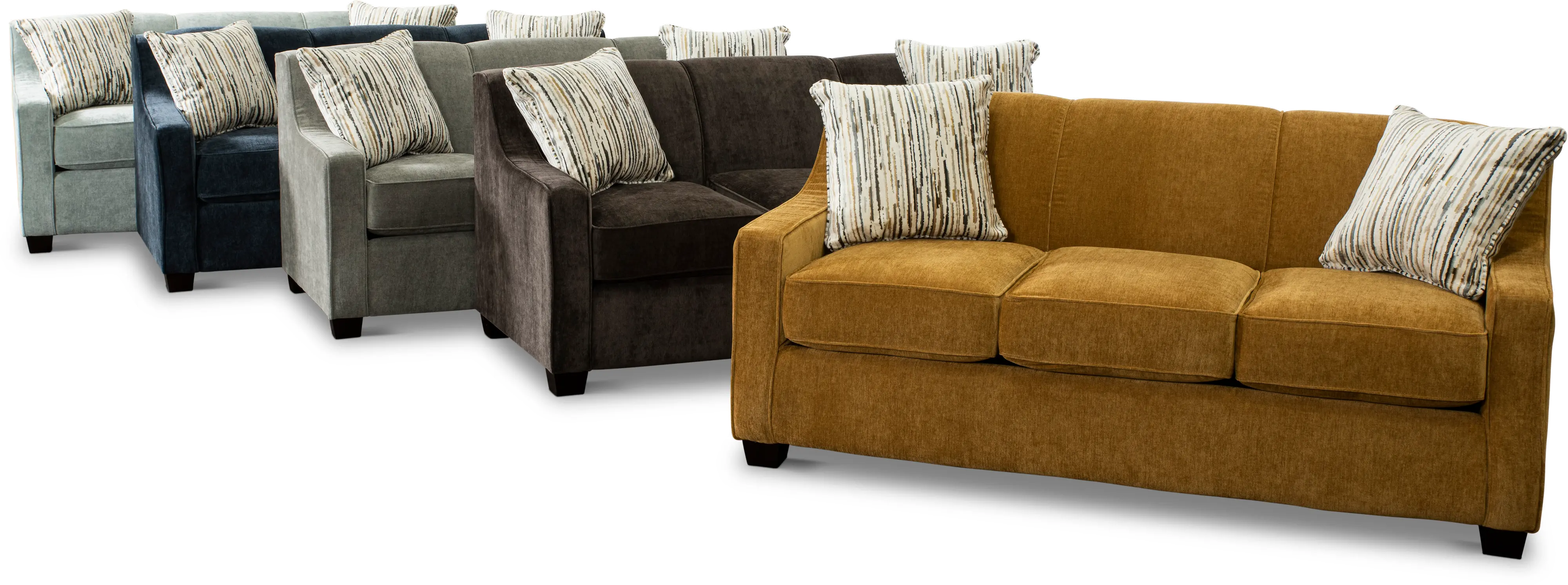 Marinette Haze Light Gray Convertible Full Sleeper Sofa-6