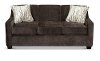 Java Dark Brown Convertible Full Sleeper Sofa - Marinette
