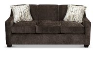 Java Dark Brown Convertible Full Sleeper Sofa - Marinette