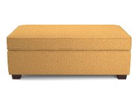 Butterscotch Yellow Storage Ottoman - Marinette-5