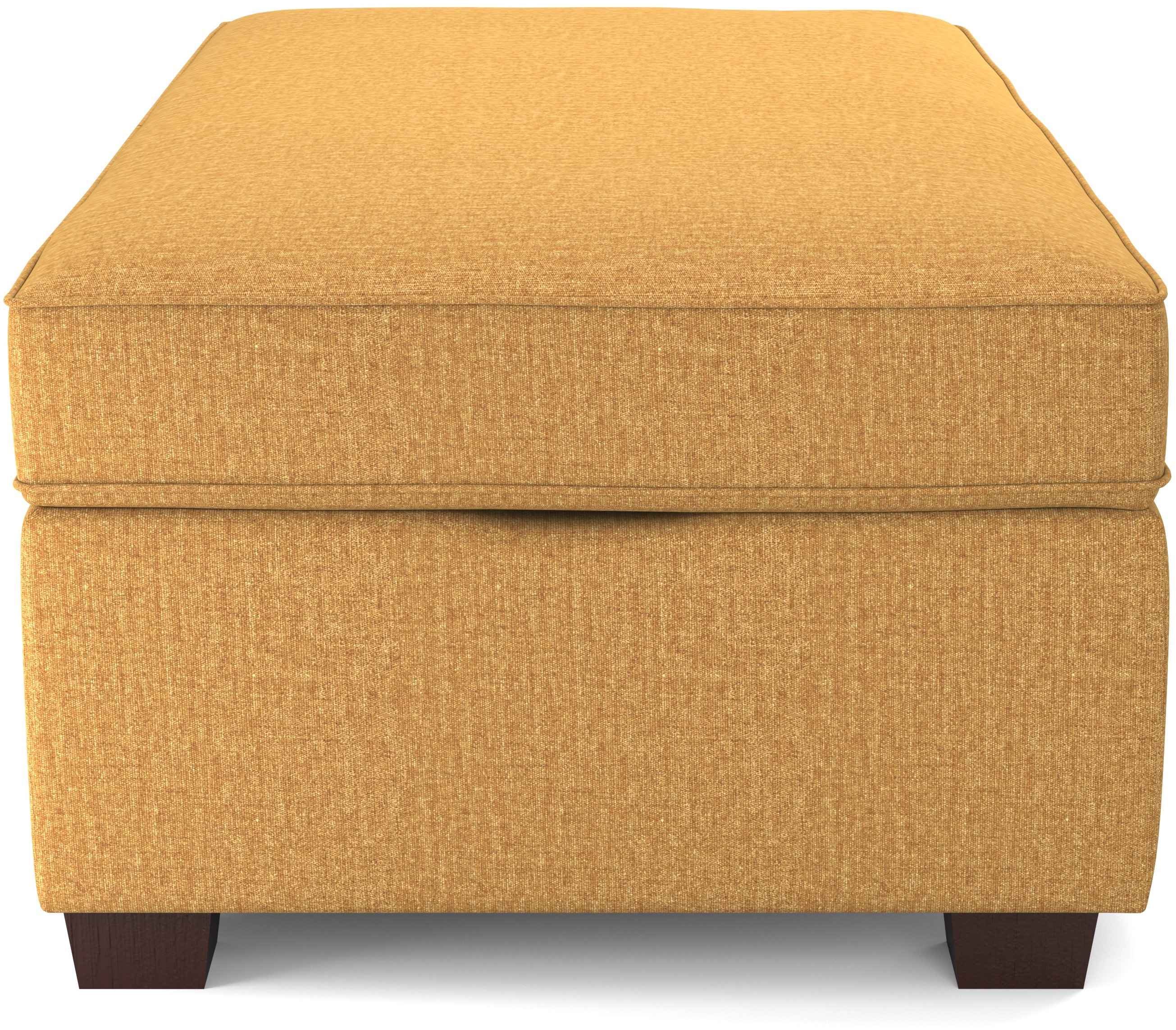 Butterscotch Yellow Storage Ottoman - Marinette-6