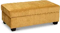 Marinette Butterscotch Yellow Storage Ottoman