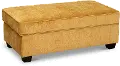 Marinette Yellow Storage Ottoman