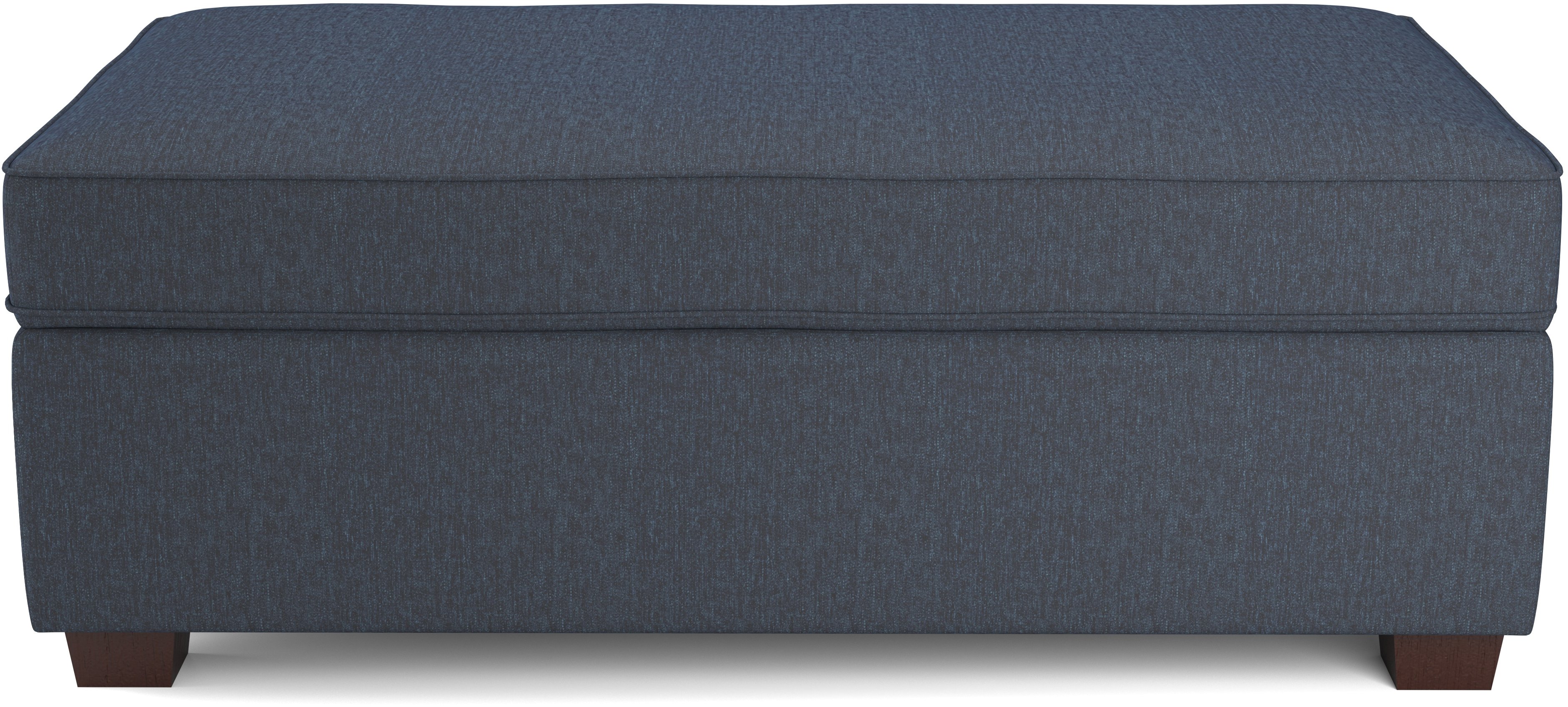 Indigo Blue Storage Ottoman - Marinette-5