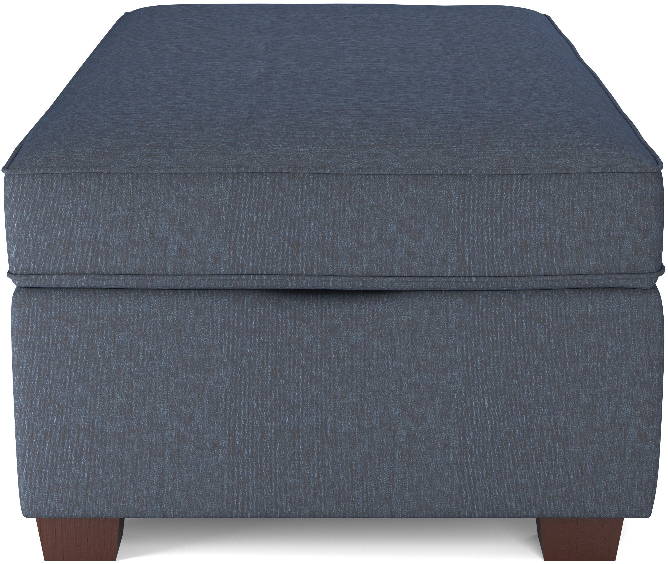 Indigo Blue Storage Ottoman - Marinette-6
