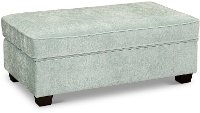 Haze Light Gray Storage Ottoman - Marinette
