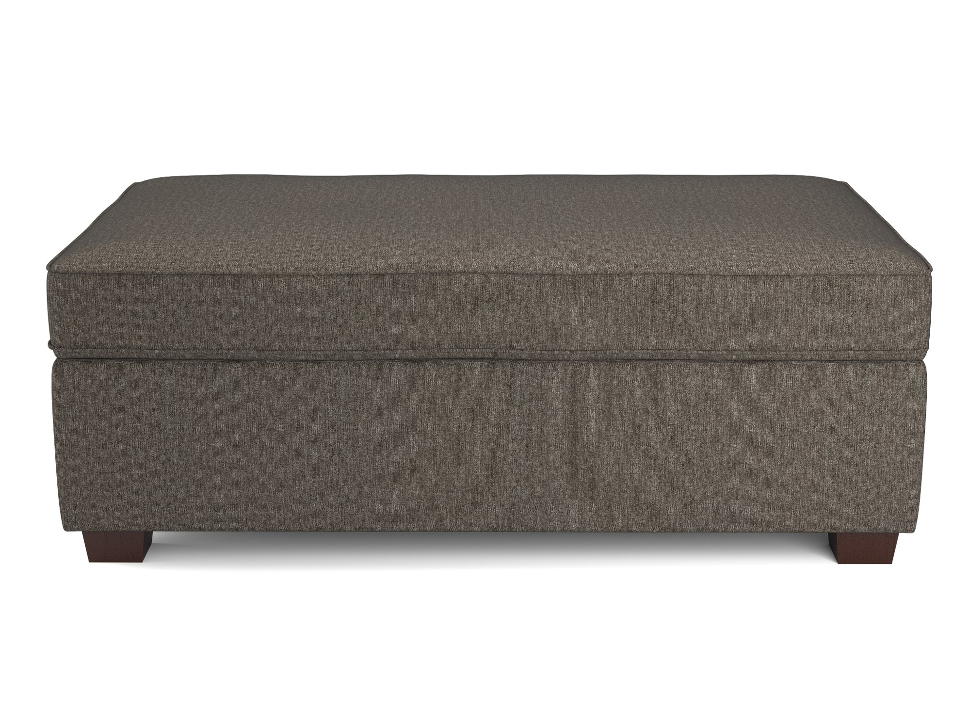 Java Dark Brown Storage Ottoman - Marinette-5