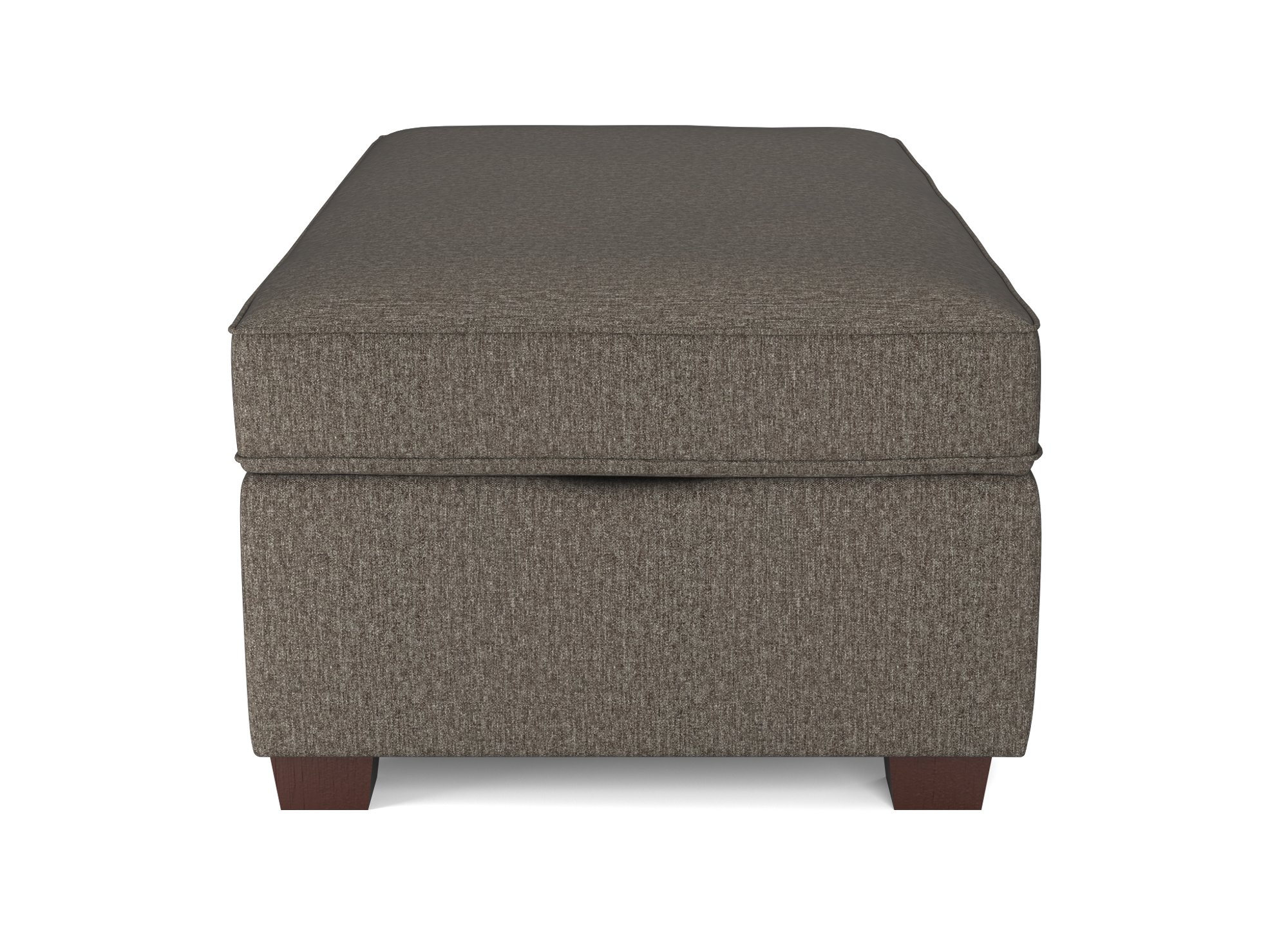 Java Dark Brown Storage Ottoman - Marinette-6
