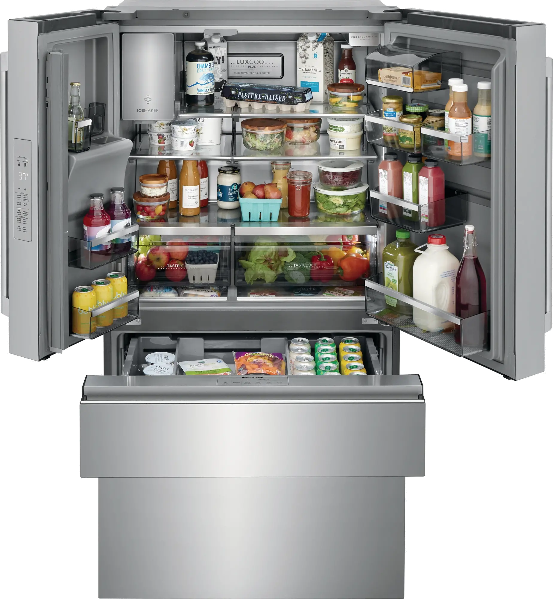 ERMC2295AS Electrolux 21.8 cu ft 4 Door Refrigerator - Counter Depth Stainless Steel-4