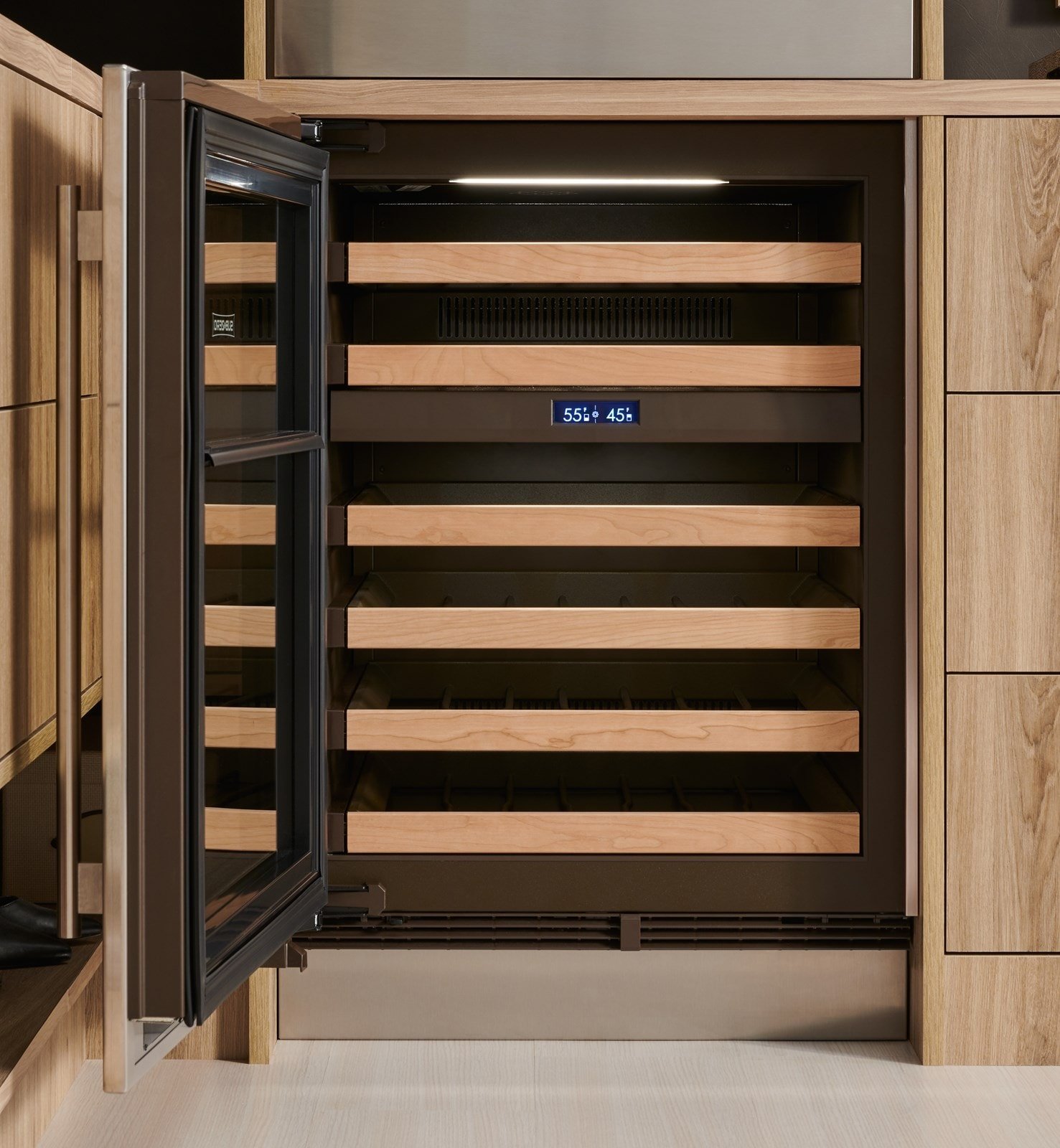DEU2450W/R Sub-Zero Under Counter Wine Cooler - Panel Ready, Right Hinge-2