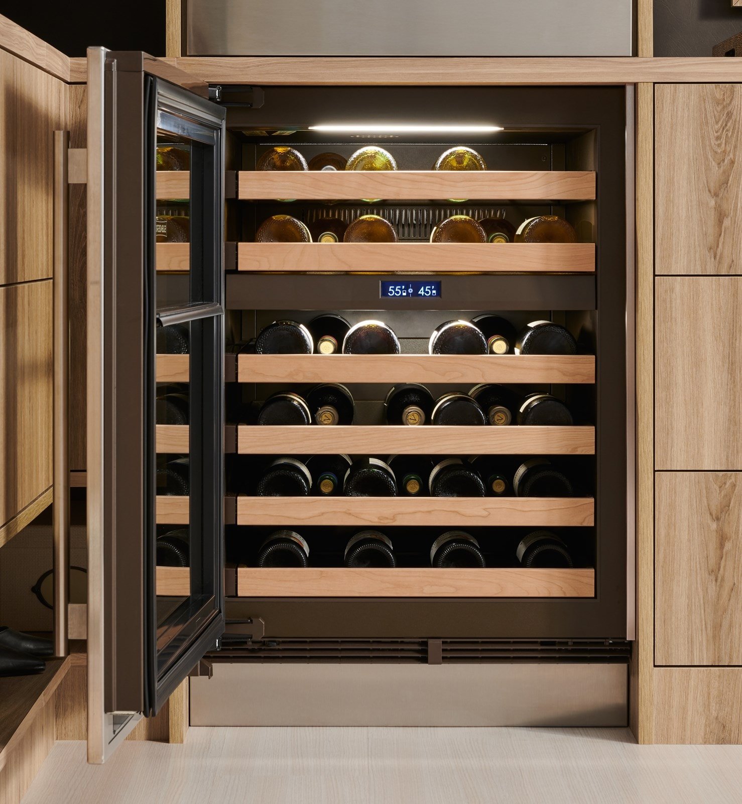 DEU2450W/R Sub-Zero Under Counter Wine Cooler - Panel Ready, Right Hinge-3