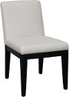 Clearance Beige Upholstered Dining Room Chair - Modern Eclectic
