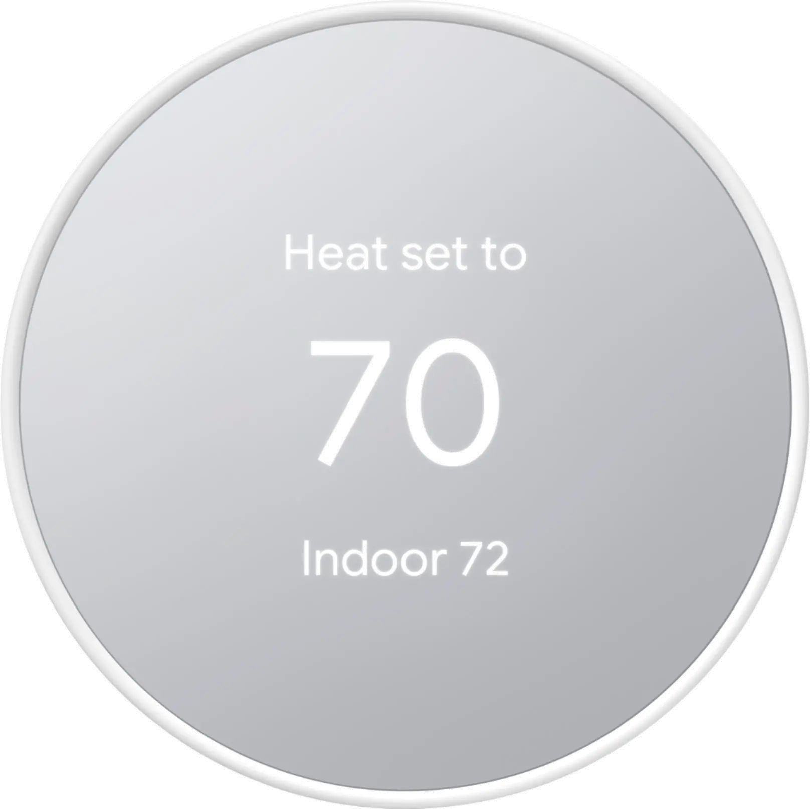 Google Nest Smart Thermostat - Snow-1