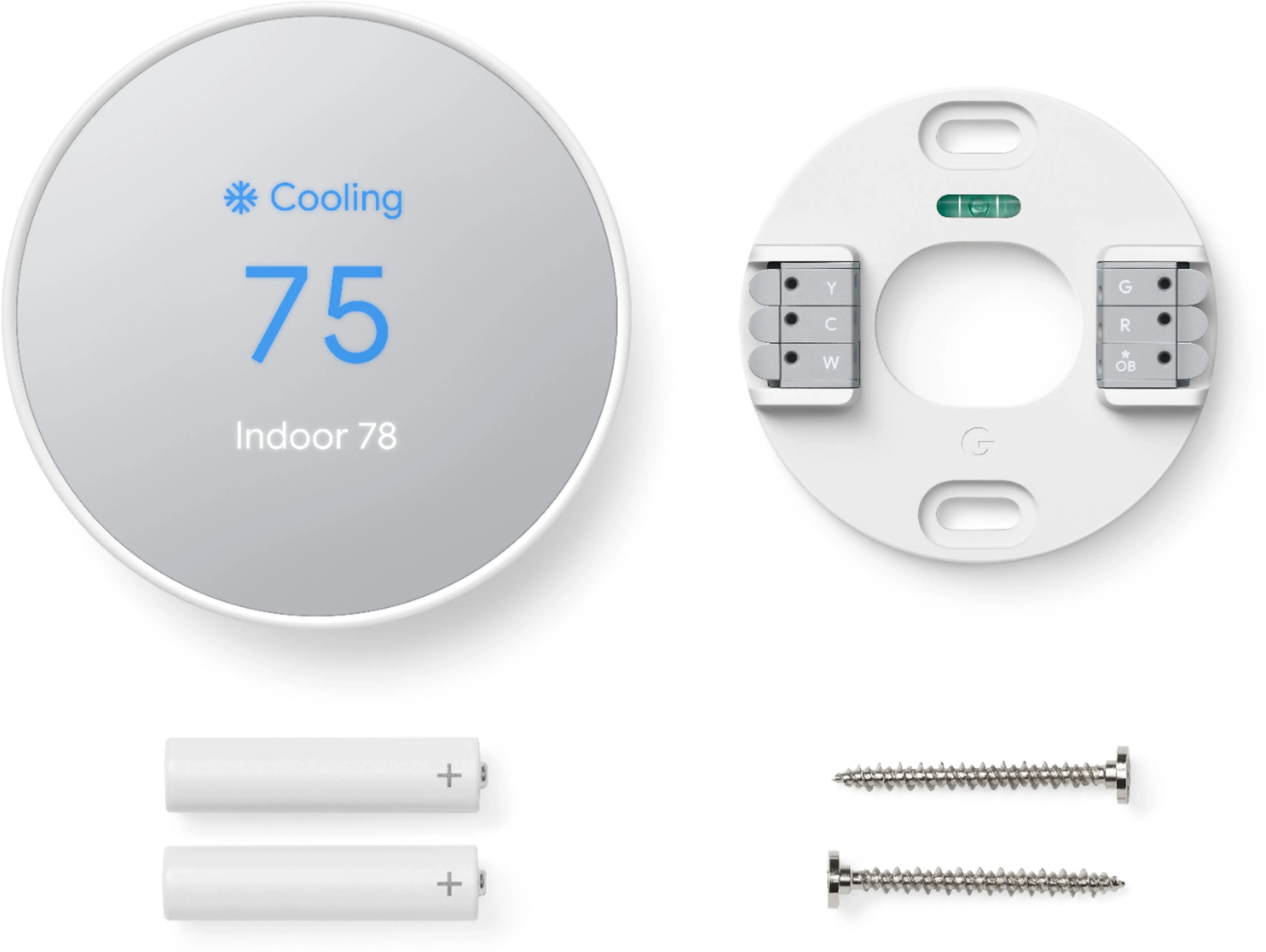 Google Nest Smart Thermostat - Snow-6