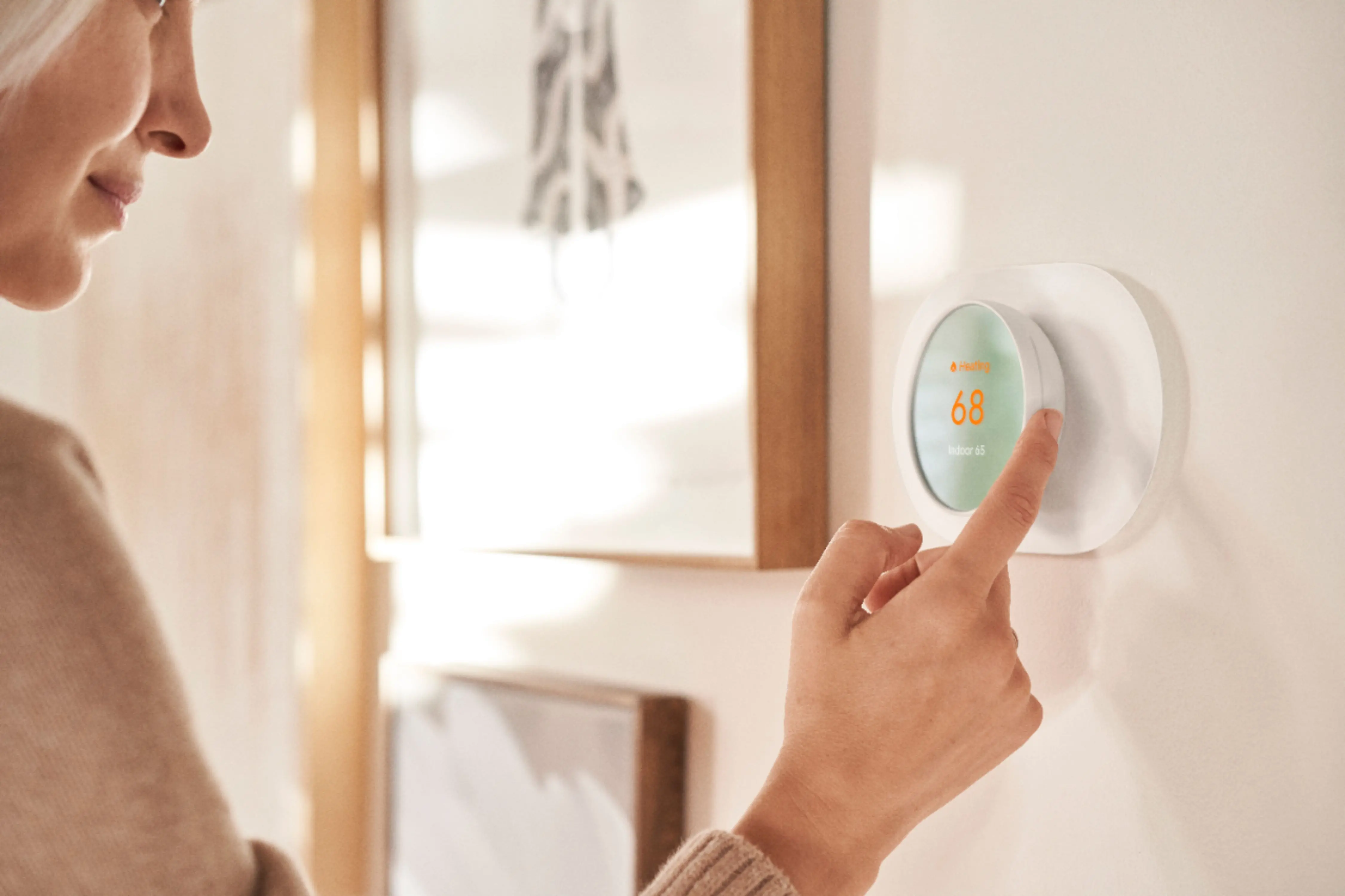 Google Nest Smart Thermostat - Snow-7