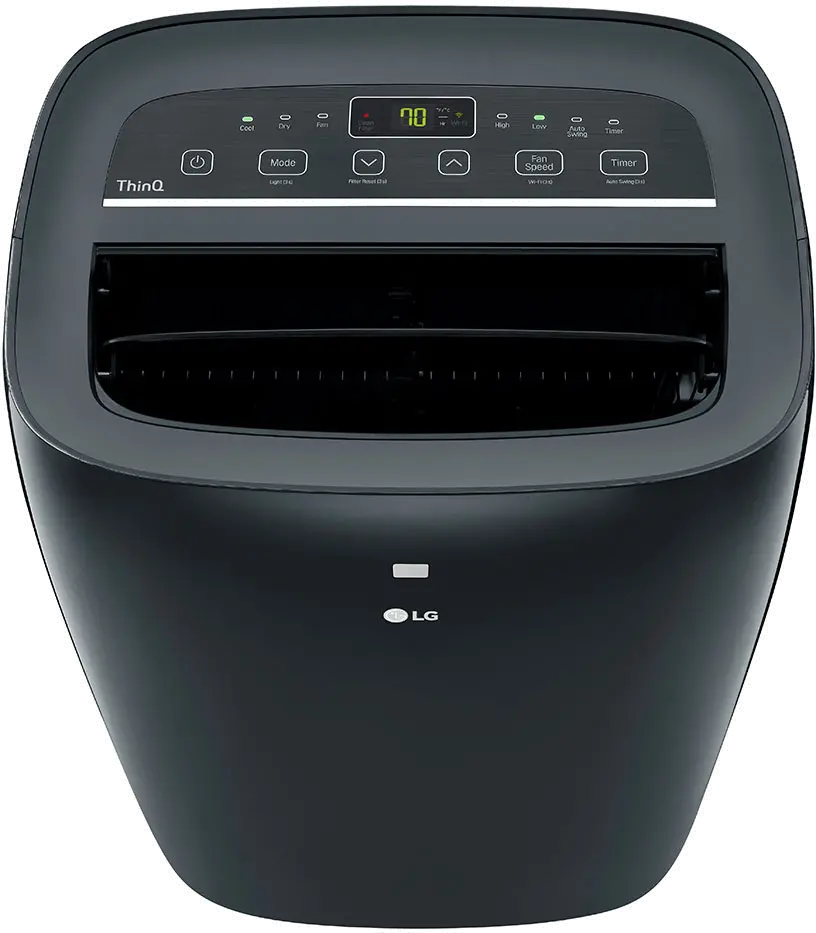 LP0821GSSM LG 8,000 BTU Smart WiFi Portable Air Conditioner - Gray-3