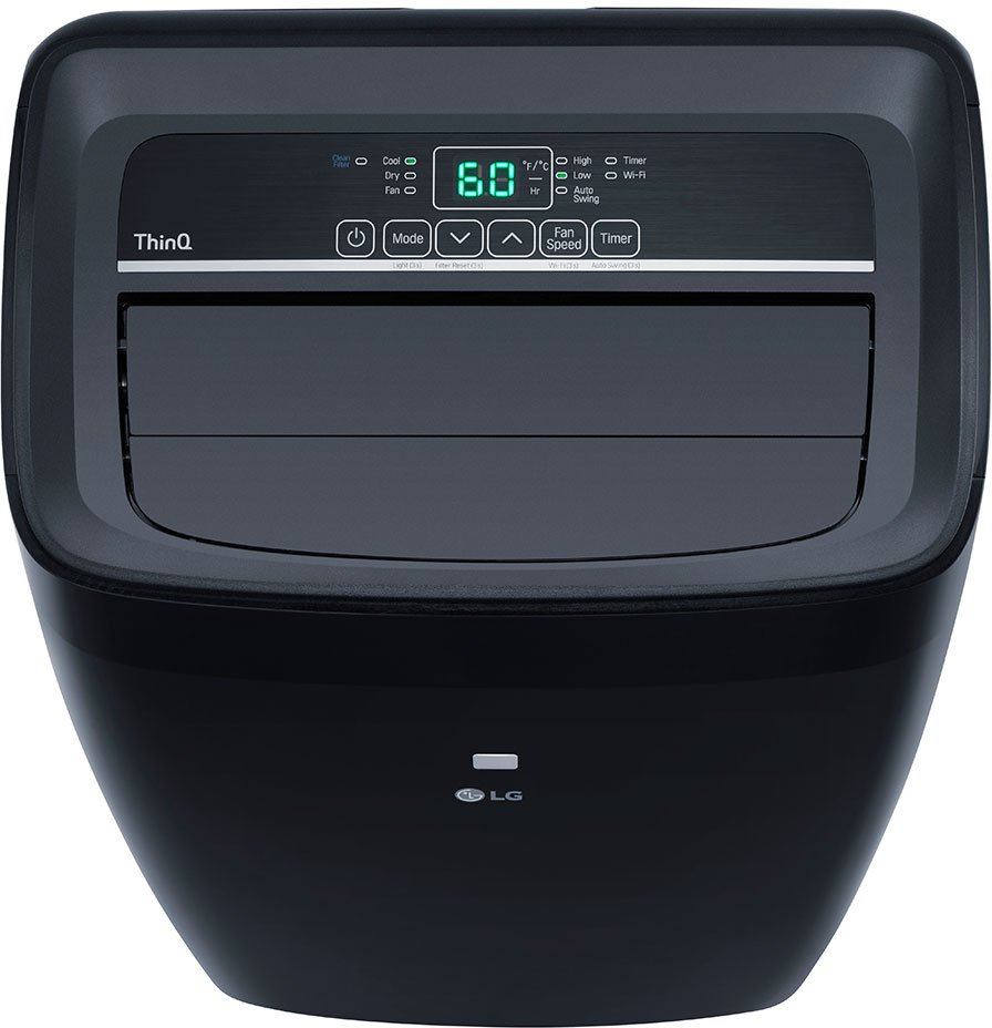 LP1021BSSM LG 10,000 BTU Smart WiFi Portable Air Conditioner - Black-8