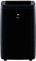 LP1021BHSM LG 10,000 BTU Smart WiFi Portable Air Conditioner and Heater - Black
