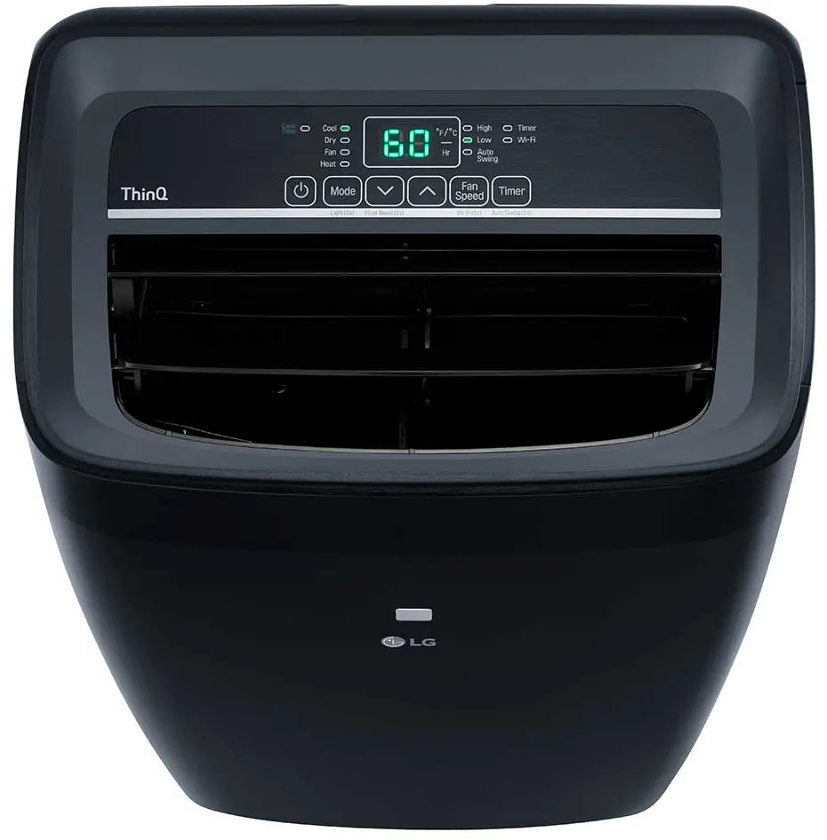 LP1021BHSM LG 10,000 BTU Smart WiFi Portable Air Conditioner and Heater - Black-3