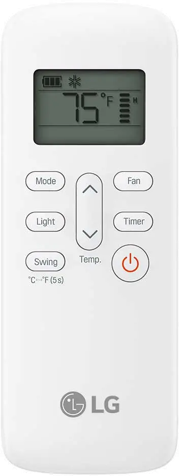 LP1021BHSM LG 10,000 BTU Smart WiFi Portable Air Conditioner and Heater - Black-6