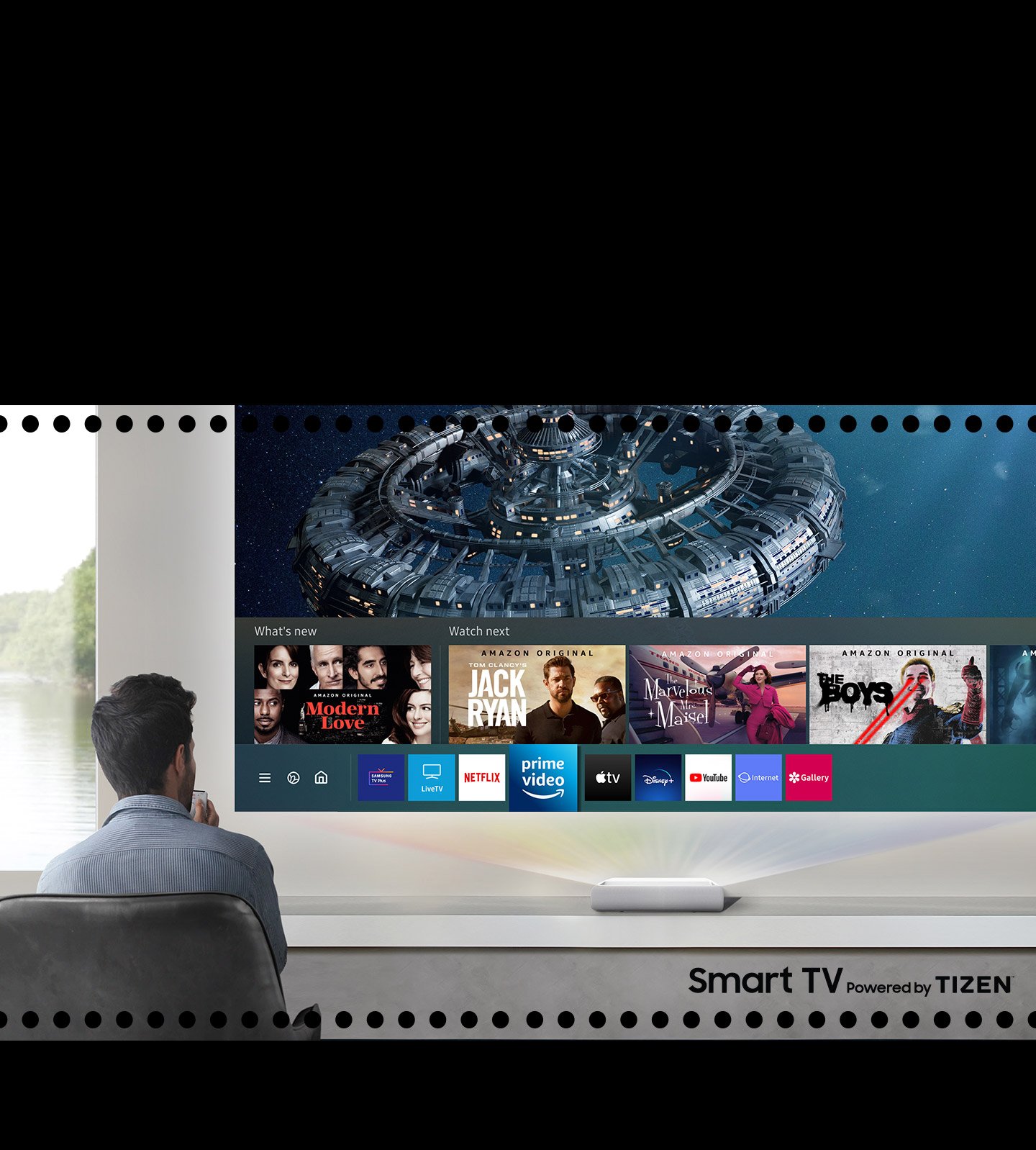 SP-LSP9TFAXZA Samsung Premiere 4K UHD Smart Laser Projector-7